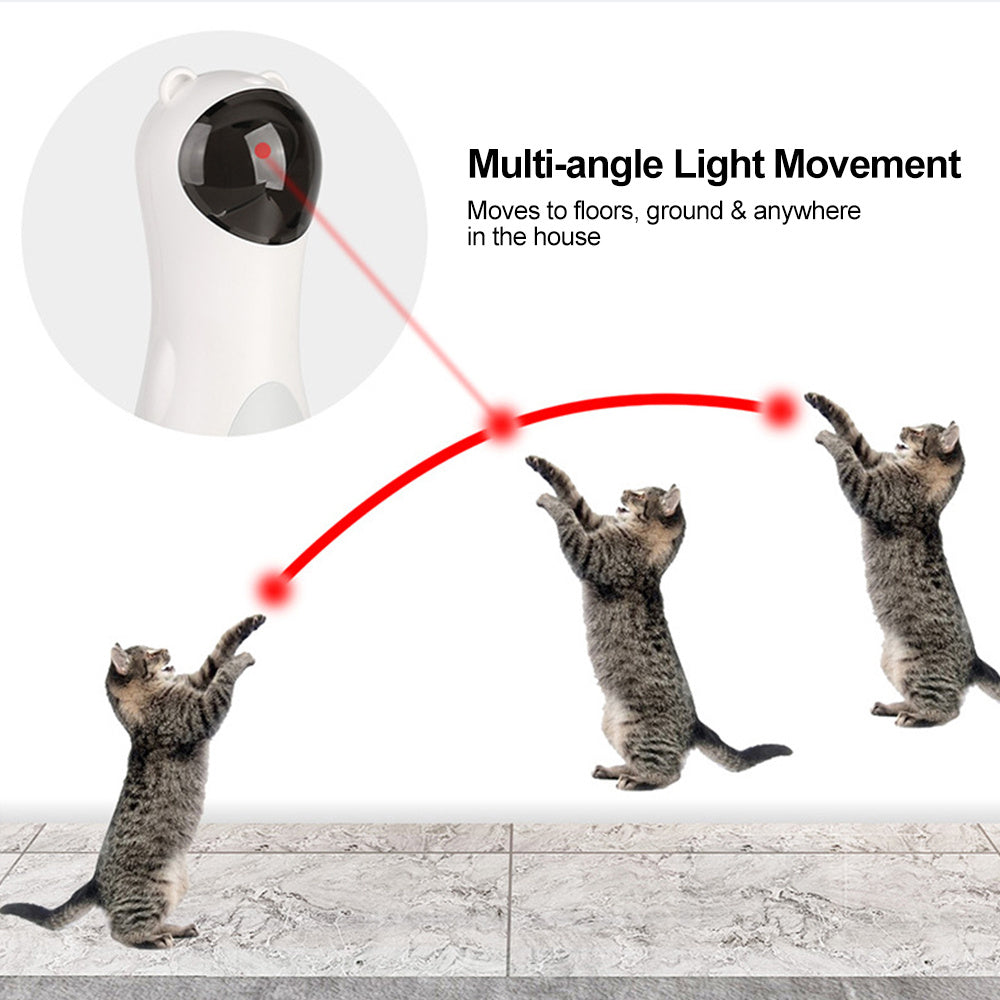 くまさんレーザー・自動で遊べる猫用トイ