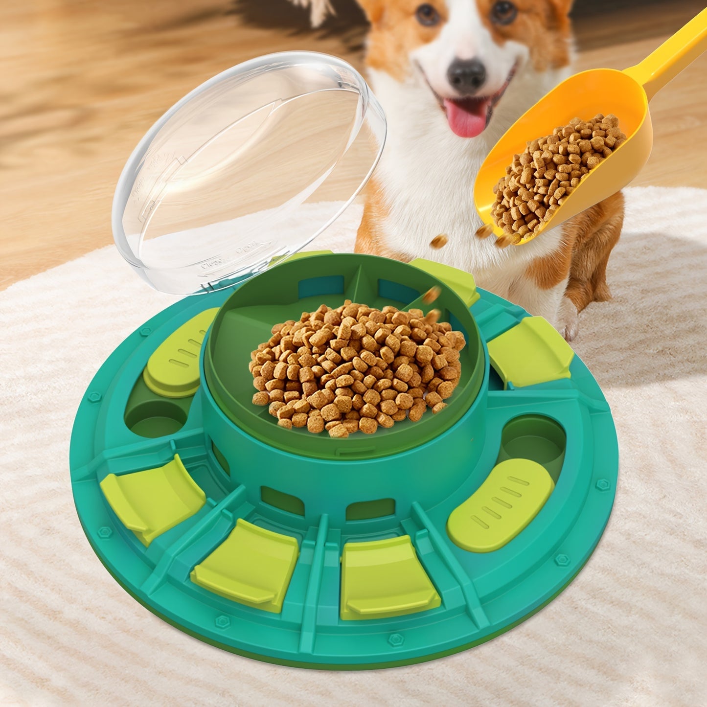 犬用知育パズルトイ｜ゆっくり食べるスローフィーダー