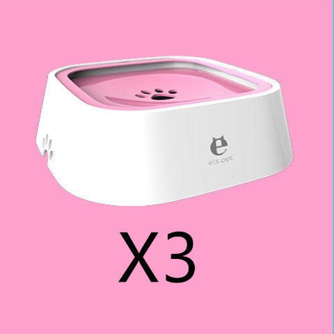 【1.5Lペット用給水ボウル】持ち運びOK・浮き皿式スローフィーダー｜こぼれ防止・自動給水器｜猫・犬兼用｜ABS＆PP素材使用