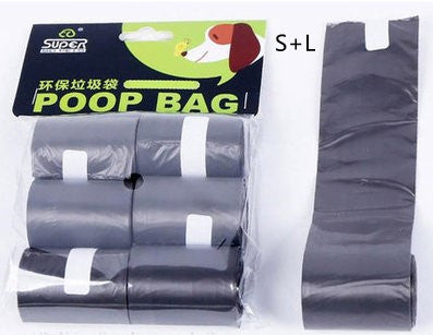 【折りたたみ式うんち処理器】犬用ポータブルトイレグッズ｜エコ袋1ロール付き｜ペット用お散歩マナーグッズ
