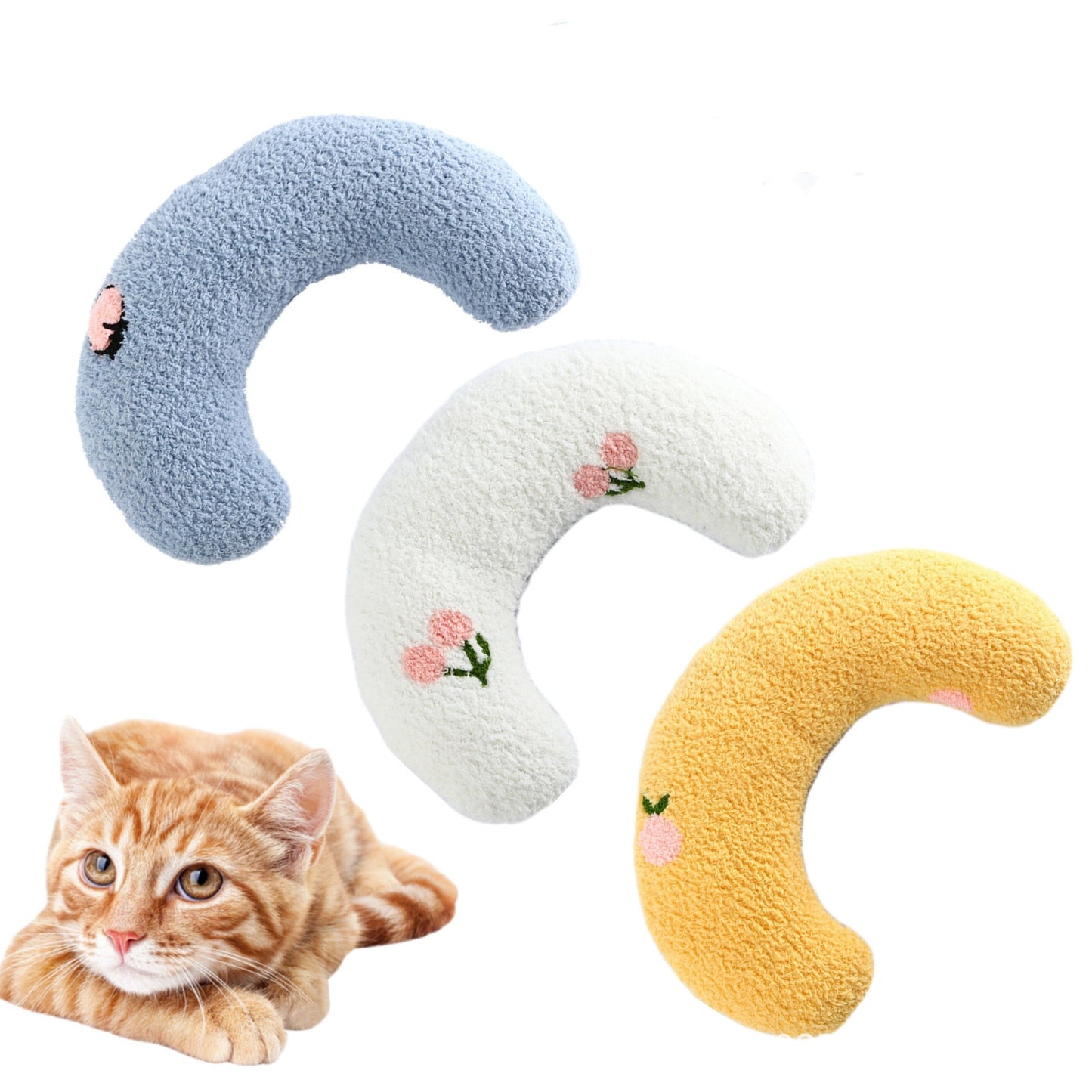 もふもふネックピロー｜猫犬用U字まくら（癒しの深睡眠サポート）