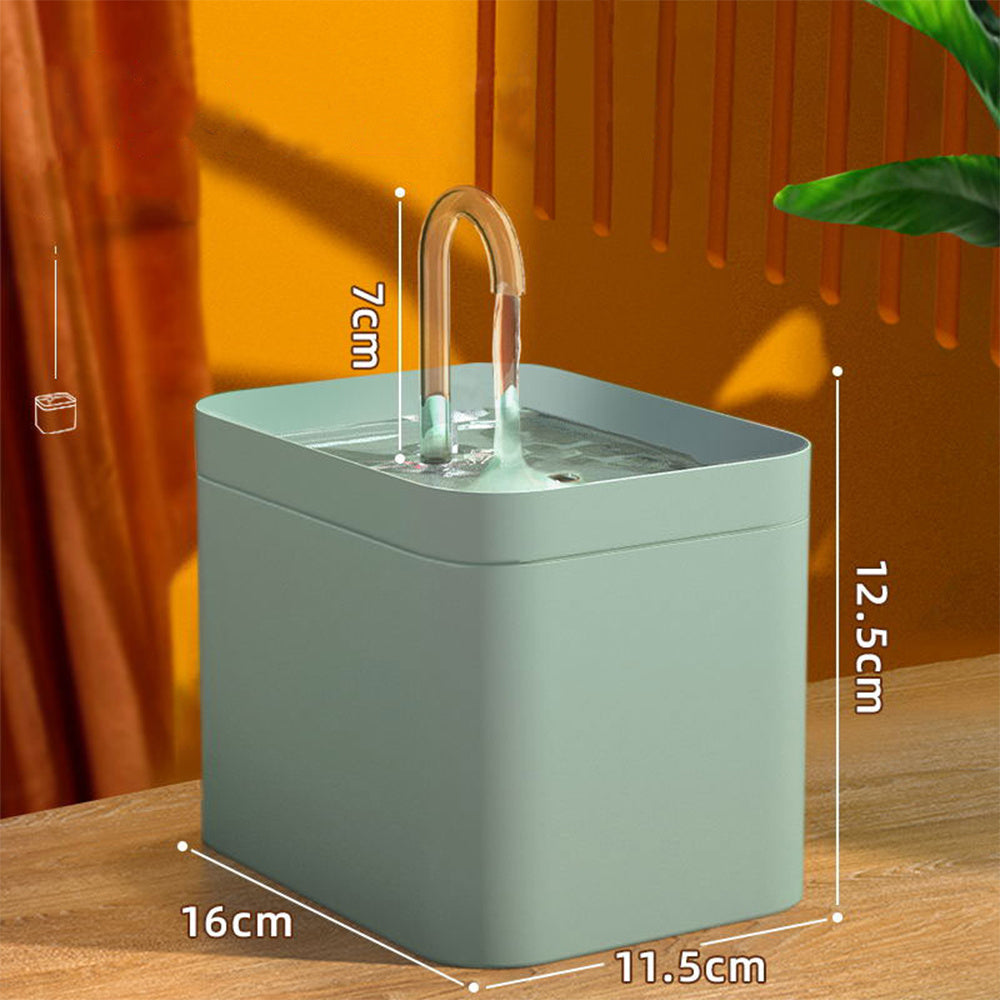 静音自動循環猫用ウォーターファウンテン 1.5L USB給電式