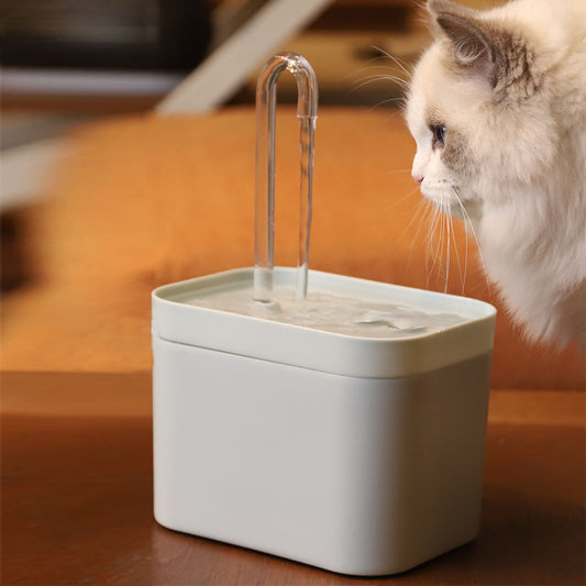 静音自動循環猫用ウォーターファウンテン 1.5L USB給電式