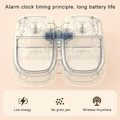 【自動ペット給餌器】猫・犬用スマートフードディスペンサー｜タイマー機能付き・ステンレス製ボウル｜